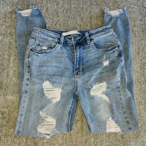 TINSELTOWN distressed denim Women's Junior's Sz 5